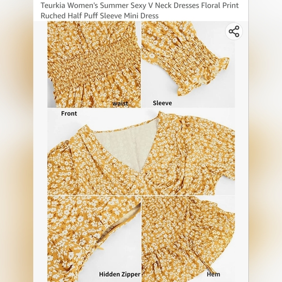 Flirty V- Neck dress - Picture 4 of 7